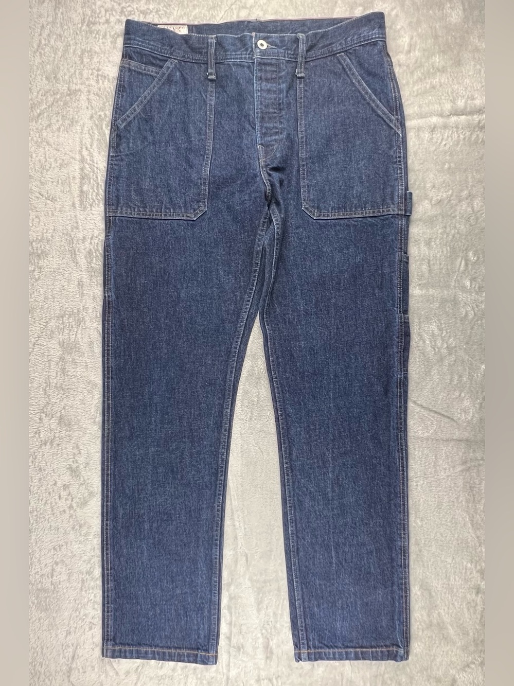 Mugsy Fultons Jeans Men’s 32x32 Blue Denim Stretch 5-Pocket Casual FLX3NFU